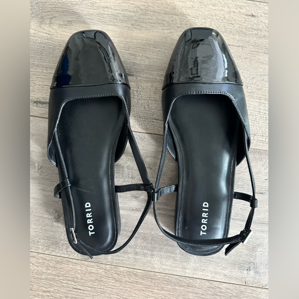 Torrid Black Patent Flats